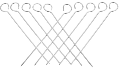 CHILDWEET 10 Unidades de Aguja para Mecha de Vela de Hierro Plata, Soporte Reutilizable para Centrar Mechas en Proyectos DIY de Fabricación de Velas