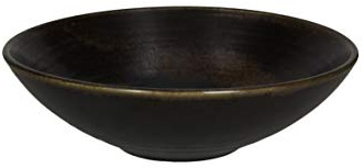 Tognana Rust Bronzo - Set di 4 ciotole per insalata/pasta, diametro 22,9 cm, colore: Nero