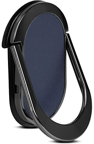 ONEFLOW Flip Loop fingerhållare för alla ASUS modeller – mobiltelefonring med integrerad magnet och stativ, hållare handtag, smartphone-fingerhållare, blå
