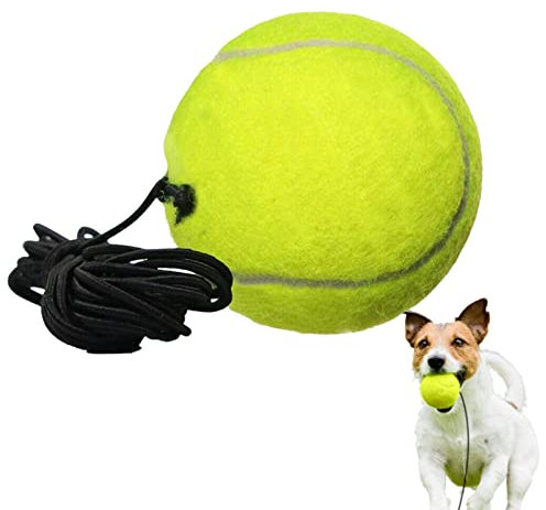 Fowybe Hochelastischer Tennisball,String Ball Ersatzbälle für Tennistrainer | Tennis-Trainingsgeräte für Tennistrainer-Übungen