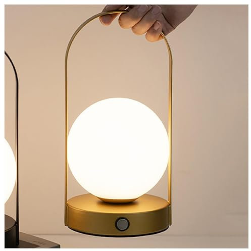 ARTSIM Dimmerabile Lampada Senza Fili, Lampade Da Comodino 2000mah Con Type-C E Dimmerazione a Sfioramento, Luce per Lettura Libri a Letto Per Soggiorno Camera Da Letto,B