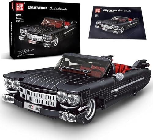 Mould King 10012 Technik Cabrio Auto Bausteine,1245 Teile Eldorado Car Modell Klemmbausteine Bausatz Kompatibel Mit Technologie Mier Auto Spielzeugauto