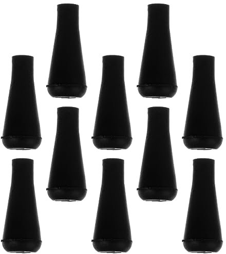 PAMINGONO 10stücke Gummi Pfeilspitze Für Bogenschießen Ersatz Spitze Für Holz Fiberglas Carbon Pfeilschaftkopf Zum Üben Zielen