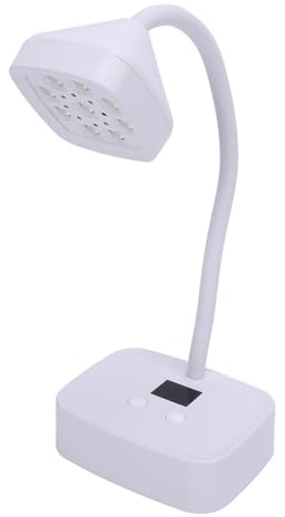 Sändlös Nagellampa, 1600mAh Uppladdningsbar Snabb Härdning Av Svenhals LED -nageljus, Snabb Torkning LED -nagelorkare med Intelligent Sensor för Nagelsalong, Hem DIY -manikyr