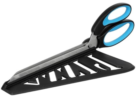 LABRIMP 1 Pieza Cortador de Pizza Inoxidable y Plástico Tijeras de Cocina Ergonómicas y Antideslizantes Diseño Desmontable para Limpieza y Uso Casa