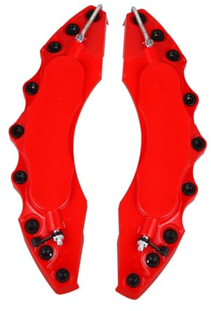 HOLIDYOYO Copertura Pinza Freno Posteriore Rosso in ABS Resistente Protezione Caliper Auto per Decorazione Ruote Auto