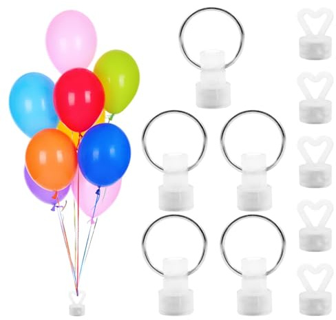 IDNVFY 10 Piezas De Imanes Fijos para Globos, Bloques De Contrapeso para Globos, Coles Magnéticos para Decoración De Globos, Adecuados para Fiestas De Cumpleaños, Bodas Y Fiestas (2 Modelos).