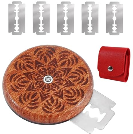 Moxeupon Herramienta Para Marcar El Pan,Cuchilla Lame con Mango de Madera Ergónomico - Cortador para Marcado de Masas | Para Panaderos Y Principiantes, Para Cortar Y Rebanar En La Cocina, Panadería Y