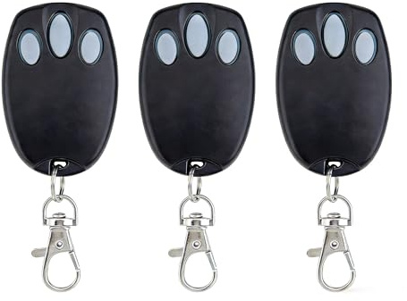 Chamberlain Télécommandes de Rechange pour Porte de Garage Chamberlain 94335E, 84335E, ML500, ML700, ML850, Merlin+ C945, C840 Security, 433,92 MHz (Lot de 3)