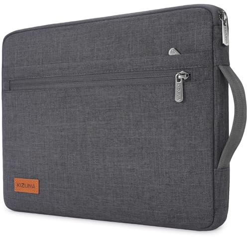 KIZUNA Tablet Tasche 10 Zoll Tablettasche Laptoptasche für 11 iPad Pro M4/iPad Air M3/iPad A16/HUAWEI MatePad T 10/11 Huawei MatePad Pro/Surface Go/Samsung Galaxy/Lenovo,Dunkelgrau