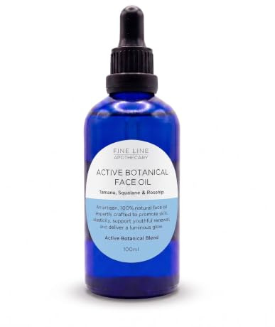 Fine Line Apothecary Gesichtsöl 100ml - Hagebutte & Squalan | 100% natürliches Gesichtsöl mit Hagebutten-, Tamanu- & Squalanöl. Pflegt spröde Haut & schenkt strahlende Frische.