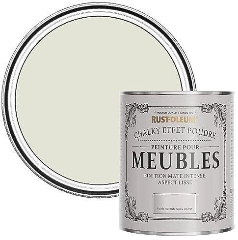 Rust-Oleum Shabby Chic hellgrau Vintage Kreidefarbe für Möbel, wasserbasiert, geruchsarm - Portlandstein 750ML