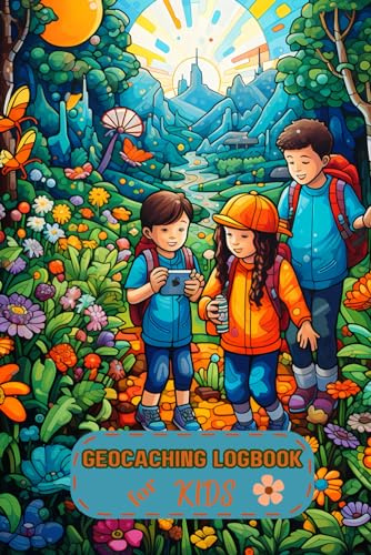 Geocaching Logbook for Kids: a handy activity notebook to track discovered treasures as well as other details of your explorations