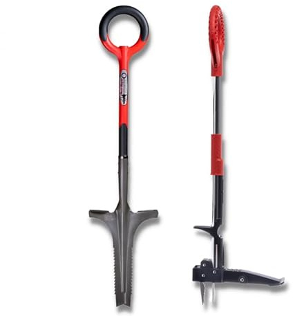 Venteo - Désherbeur lame en V + Extracteur de mauvaises herbes - ROOTSLAYER - Outils de Jardin multifonction - Facile d'utilisation - Acier de carbone