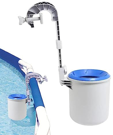 Skimmer Automatique pour piscines – Skimmer Mural pour Piscine Hors Sol, nettoyant d'entretien Skim Debris pour enlever Les saletés et l'entretien la Piscine