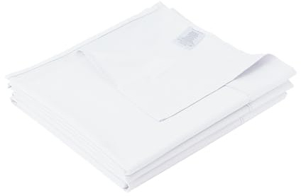 Bettlaken für Queensize-Betten, Fadenzahl 600, 100 % ägyptische Baumwolle, 1 Stück, kühle und atmungsaktive Bettlaken, knitterfrei, farbecht, schmutzabweisend, Queen-Size-Weiß