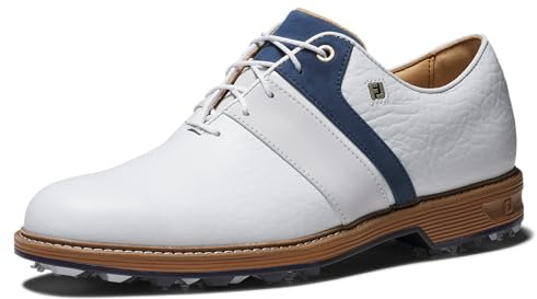 FootJoy Men's Premiere Series - Packard LX Previous Season Style Golf Shoe, White/Grey/Black, 10