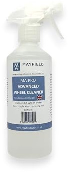 Mayfield Advanced Wheel Cleaner - 500ml - Active Colour Change Technology, pH Neutral, Safe to use on all wheels and bodywork, Powerful cleaning formula, Easy to use…