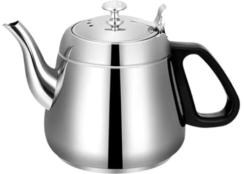 Junterone - Tetera de Acero Inoxidable con Infusor, Hervidor Tetera para Infusiones, Alta Capacidad de 1,5 L, para Hervir Caliente, Cocina