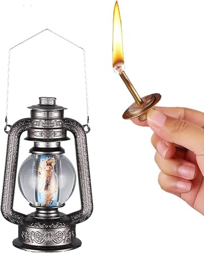 Accendino retrò, accendino a fiammifero in metallo, accendino a cherosene, accendino regolabile riutilizzabile for esterni, candela, collezione, regalo for uomo(C)