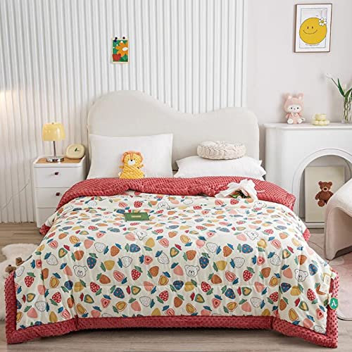 Kingsize-Doppelbettdecke, 10,5 Tog, 4-Jahreszeiten, Baumwoll-Steppdecke, weich und dünn, gesteppt, Schlafdecke für Doppelbett, leichte Faserdecke