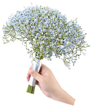 IMIKEYA Lebensechte Künstliche Schleierkraut-Blumen Gefälschter Blumenstrauß Eleganter Brautstrauß Für Die Inneneinrichtung
