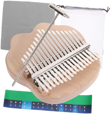 TOYANDONA Kalimba Tasten Daumenklavier Fingerklavier Tragbar für Anfänger Junge Mädchen Erwachsene mit Klarem Klang aus Sicheren Materialien