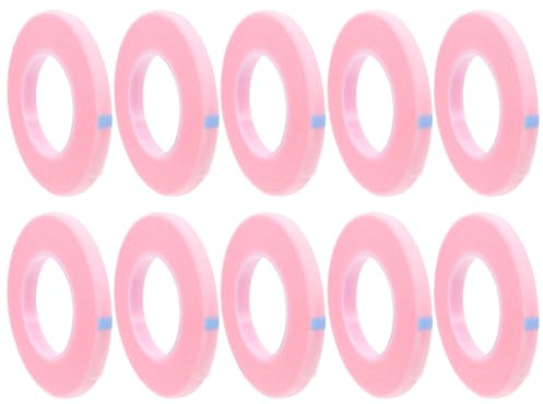 NOLITOY Cinta Adhesiva para Pestañas de 4mm para Extensiones, Material Pe, Fácil de Rasgar y Cómoda para Uso en Salones de Belleza y Maquilladores Profesionales