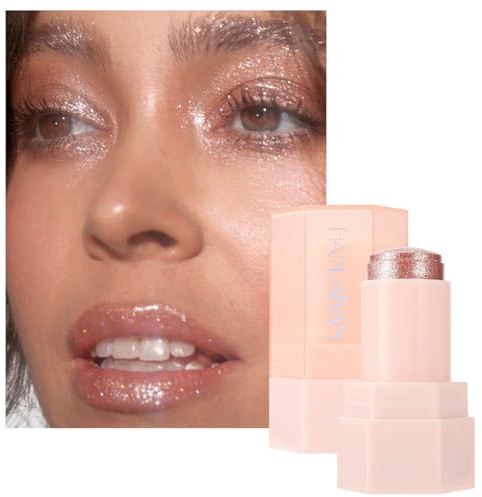 KARLOR Highlighter Stick Glitzer Gesicht Körper Highlighter Pen Makeup Body Shimmer perlmuttartig fein funkelnd zart Glitter für Nase Augen Schlüsselbeins (06#, 9g)