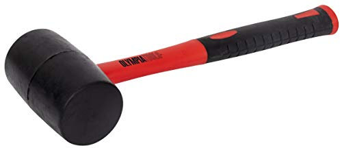 Olympia Tools 16 oz Red Rubber Mallet