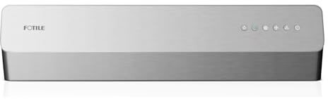 FOTILE Pixie Air UQS3001 30” Stainless Steel Under Cabinet Range Hood, 800 EQUIV. CFM Kitchen Over Stove Exhaust Vent with LED Lights Dual AC Motors and Mechanical Buttons