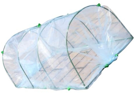 POPETPOP Serra Trasparente per Riparo Giardino Accessorio Fai da Te per Coltivazione di Ortaggi Protezione Contro Intemperie per Piante in Vaso