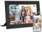 Aorpdd Cornice per foto digitale WiFi - 10,1 pollici, IPS Touch Screen HD, memoria da 32 GB, rotazione automatica, condividi foto tramite Frameo App, nero