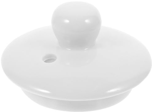 PRETYZOOM Ceramic Tea Pot Lid Replacement Tea Kettle Cover for Small Teapots 2.20 in / 5.60 Cm Lid Accessory for Home Parties Camping 1 Piece