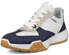 ECCO Retro Sneaker M, Basket pour des Hommes, Marine/Gravel/White,