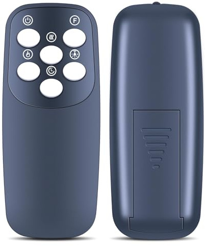 TCNOUMT Replacement Remote Control Compatible with Intertek IF-32FSB / NAOMI IF1340 IF1350 IF1360/ INMOZATA/ZCR/Heartland/Anpuce/Lifesmart/BETELNUT/KAMINIO EF02 EF04 Electric Fireplace Heater