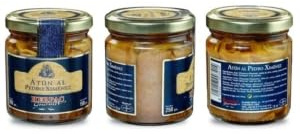 Atún al Pedro Ximénez - HERPAC - Tarro de cristal con capacidad de 250 gr - Trozos de atún con el toque dulce del Pedro Ximénez - Productos de Andalucía.