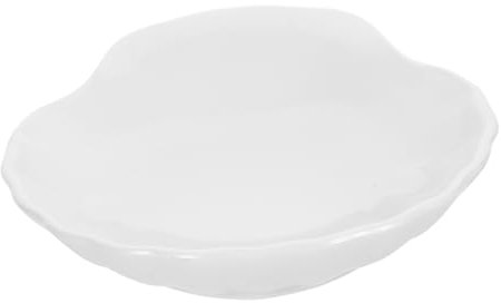 ABOOFAN Portasapone a Forma di Conchiglia Resistente All’usura in Acrilico Trasparente, Portasapone da Bagno Ventilato per Sapone e Spugne, Supporto Creativo per Lavabo, Doccia e Cucina,