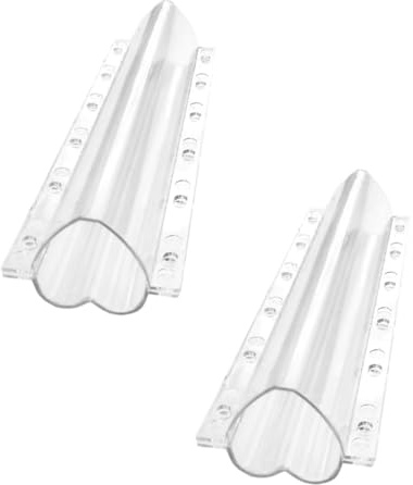 UPKOCH 2 Stück Herzförmige Gemüseform Wachstumsform Transparent für Gurken und Obst Garten Pflanzzubehör Langlebig Sicher Praktisch