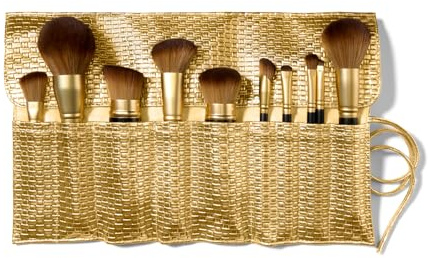 LAURA GELLER NEW YORK The Brush Vault - Ultimate Limited Edition Makeup Brush Collection - Includes Ten Must-Have Makeup Brushes for Mature Skin Makeup Application - 10 Count