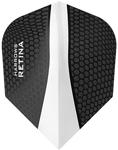 HARROWS, Retina 100 Mikron Dart-Flights, verschiedene Sets, weiß, 3 Sets