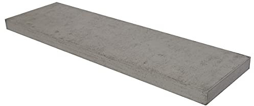DURAline Regalbrett Befestigung unsichtbar, Holz, Beton, 80 x 23.5 cm x Dicke 3.8 cm