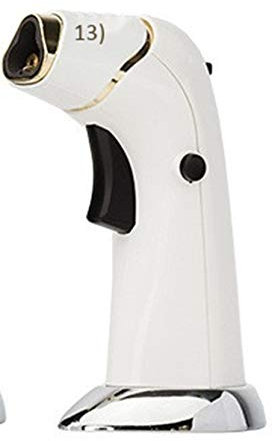 Gmjay Flamme Réglable D'allumeur de Cuisine de Butane de Chalumeau de Coup Approprié Au Barbecue/Extérieur/Soudure,White