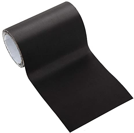 Nylon Reparatur Patches Wasserdicht Selbstklebende Patch Reparaturflicken | kann zur für Kleidung Daunenjacke Zelt Kleidersack Stoff Kleidung,7.6 X 200CM,Schwarz