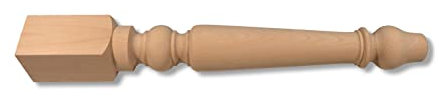 Ignatius Tischholzbein Tischbein Holzbein Holz Pappel Höhe: 760 mm Durchmesser 95mm, 4 Stück