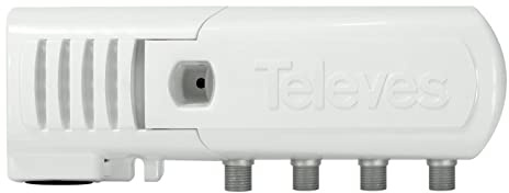 Amplificador de vivienda F3 salidas: VHF/UHF/FITELEVES 553001