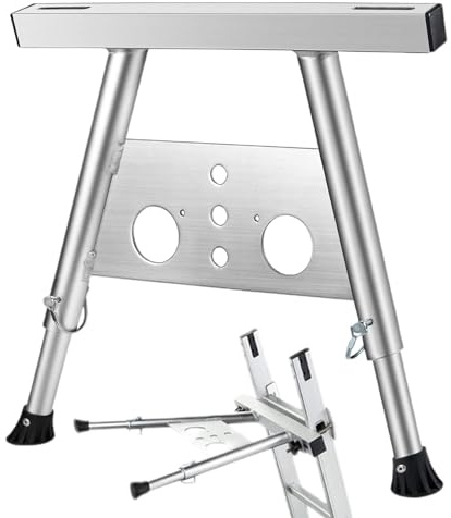 Wezalget Stabilisateur d'échelle en Acier | Stabilisateur d'échelle à rallonge réglable Stabilisateur d'échelle de Toit antidérapant Pieds d'écartement d'échelle | pour échelles Droites et Pliantes