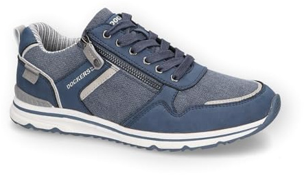 Dockers by Gerli Baskets basses pour homme, Bleu marine 660, 43 EU