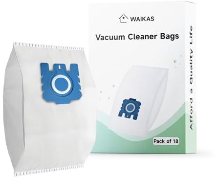 18 Dust Bags for Miele with 2 Motor & 2 Exhaust Filters - GN Vacuum Bags for Complete C2/C3, Classic C1 [S8, S5, S2 & S6 Series] - Replaces 9917730, 12281680