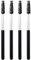 WOLMIK Lot de 4 brosses à cils, peigne à cils, brosse portable, pour extension de cils et levage des sourcils, réutilisable
